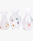 White Bud Vases